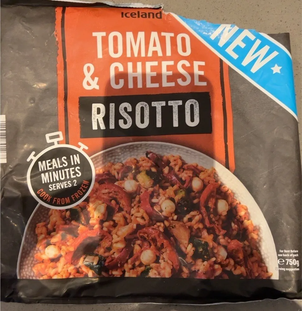 Tomato cheese risotto