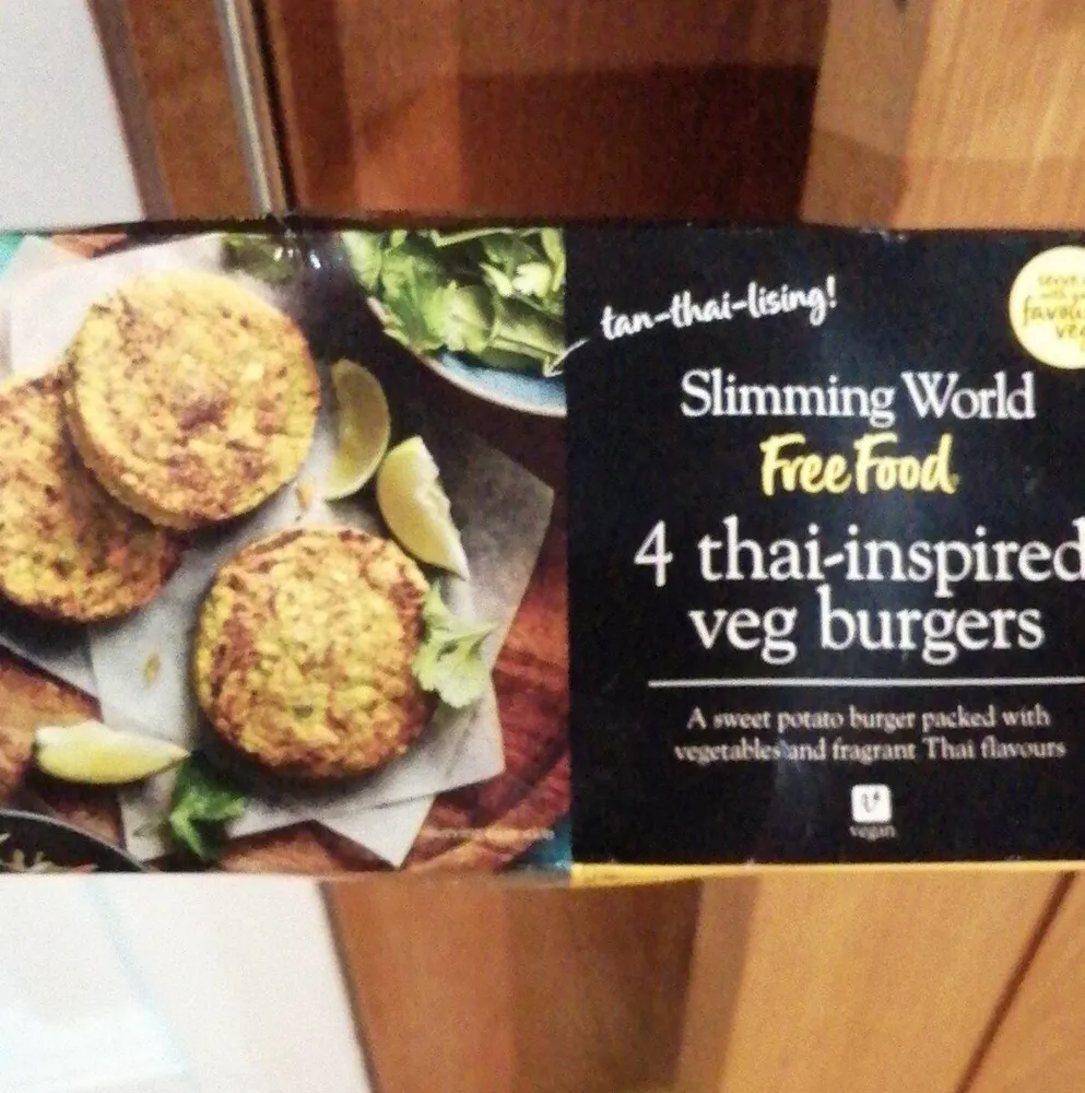 Thai inspired veg burgers