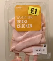 Wafer thin roast chicken