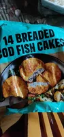 14 breaded cod fish cakes