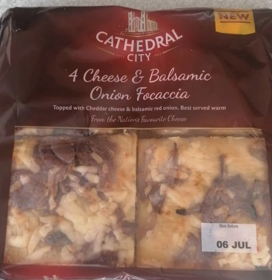 4 Cheese and Balsamic Onion Focaccia