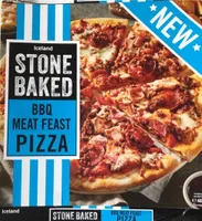 Iceland S/Bake BBQ Meat Feast Pizza 408g