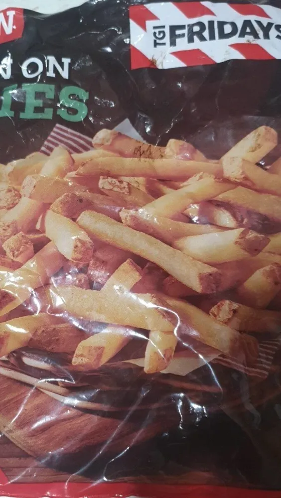 Skin on fries