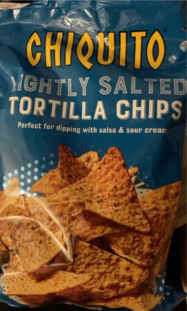 Lightly salted tortilla chips