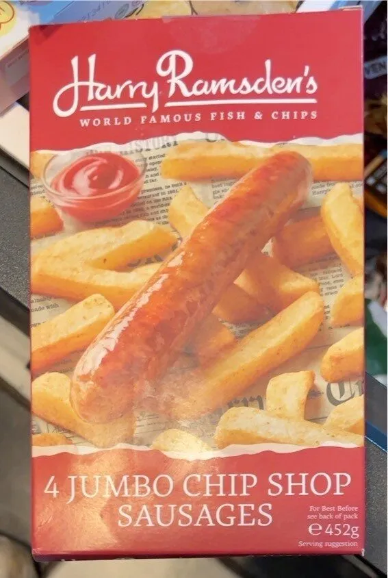 Jumbo chip shop sausage