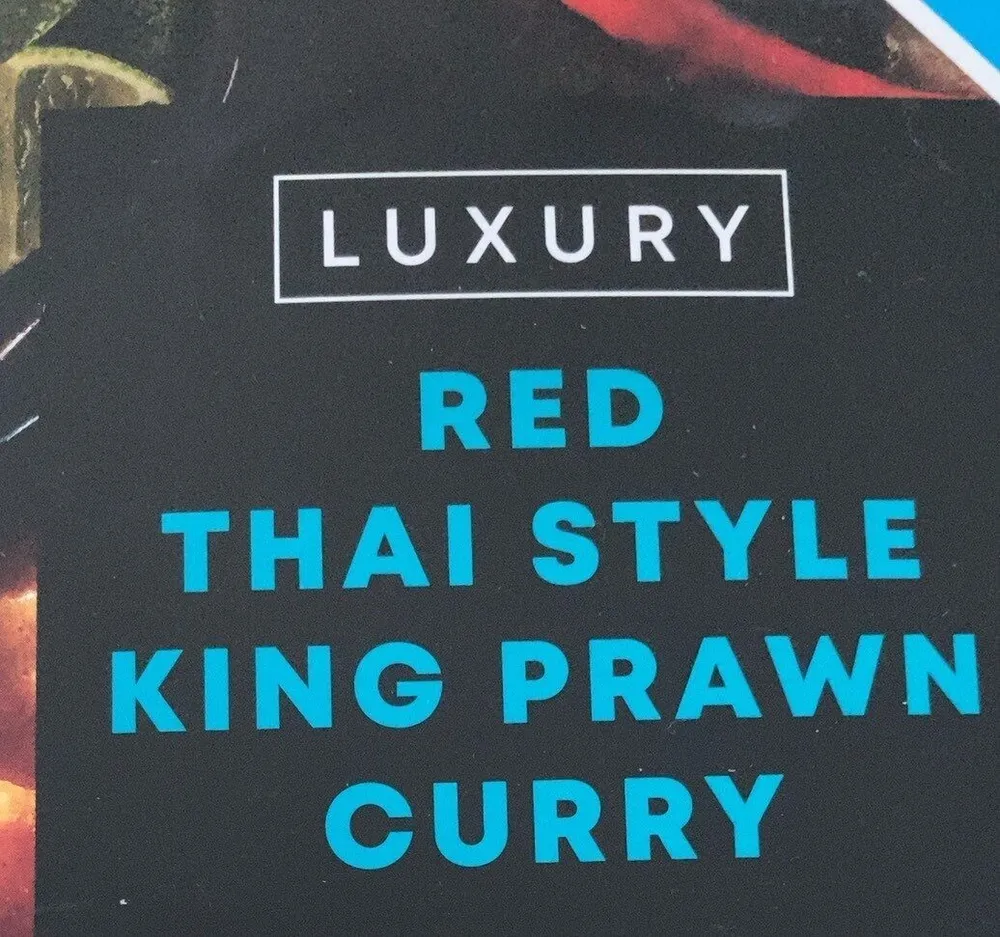 Red thai style king orawn curry