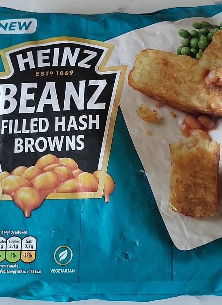 Beans filled hash browns