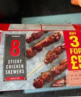 8 Sticky Chicken Skewers