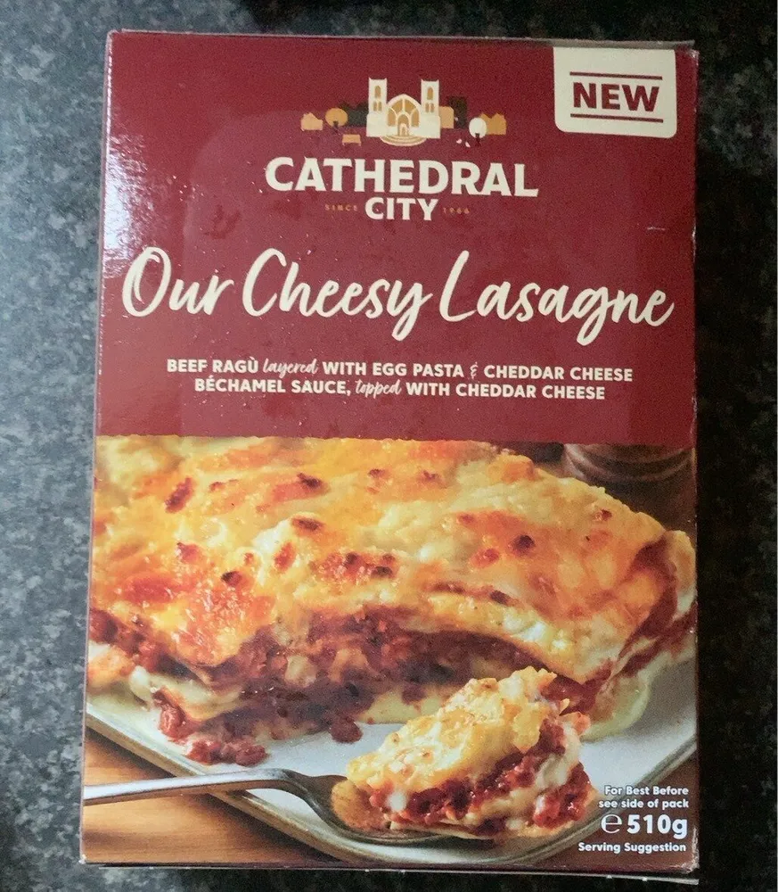 Our cheesy lasagne