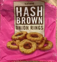 Hash brown onion rings
