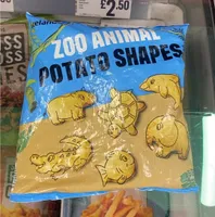 Zoo animal potato shapes