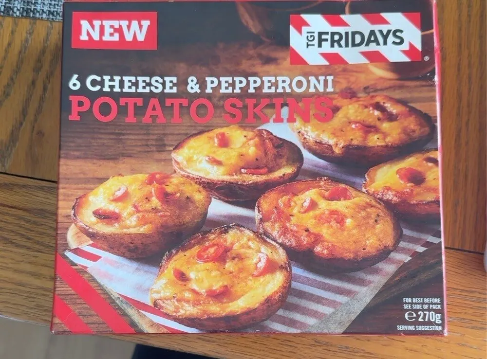 Cheese & Pepperoni Potato Skins