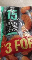 Melting cheese puffs