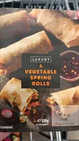 Luxury vegetable spring rools
