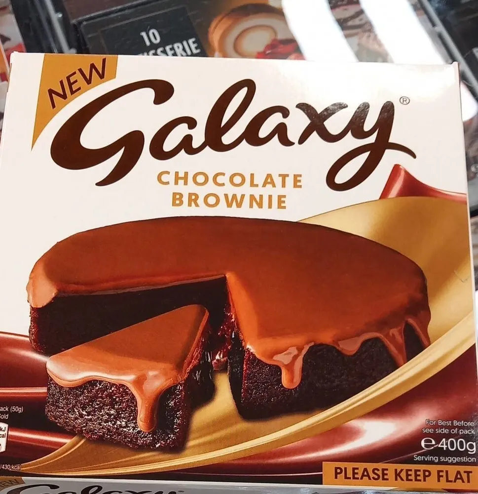 Galaxy chocolate brownie