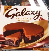 Galaxy chocolate brownie