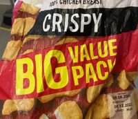 Iceland 50 CRISPY CHICKEN DIPPERS 100% CHICKEN BRE