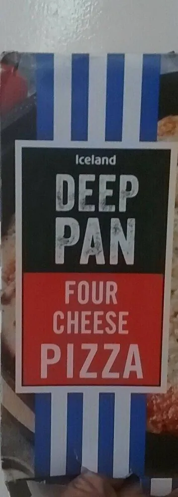 Iceland Deep Pan Cheese Melt Pizza 382g
