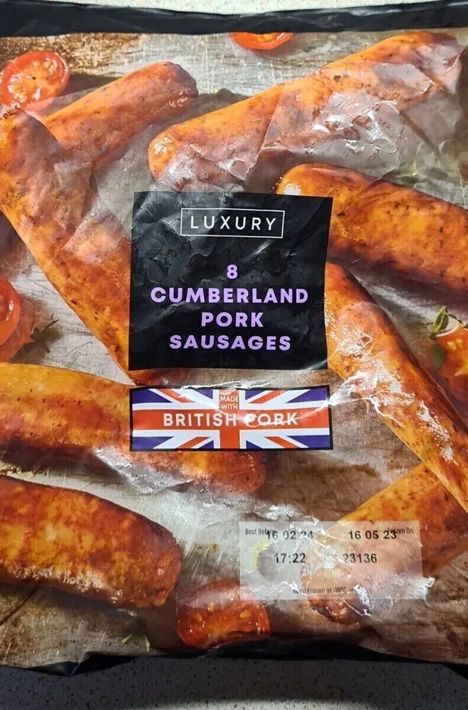 Luxury Cumberland Sausage 8pk