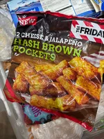 Cheese & Jalapeño Hash Brown Pockets