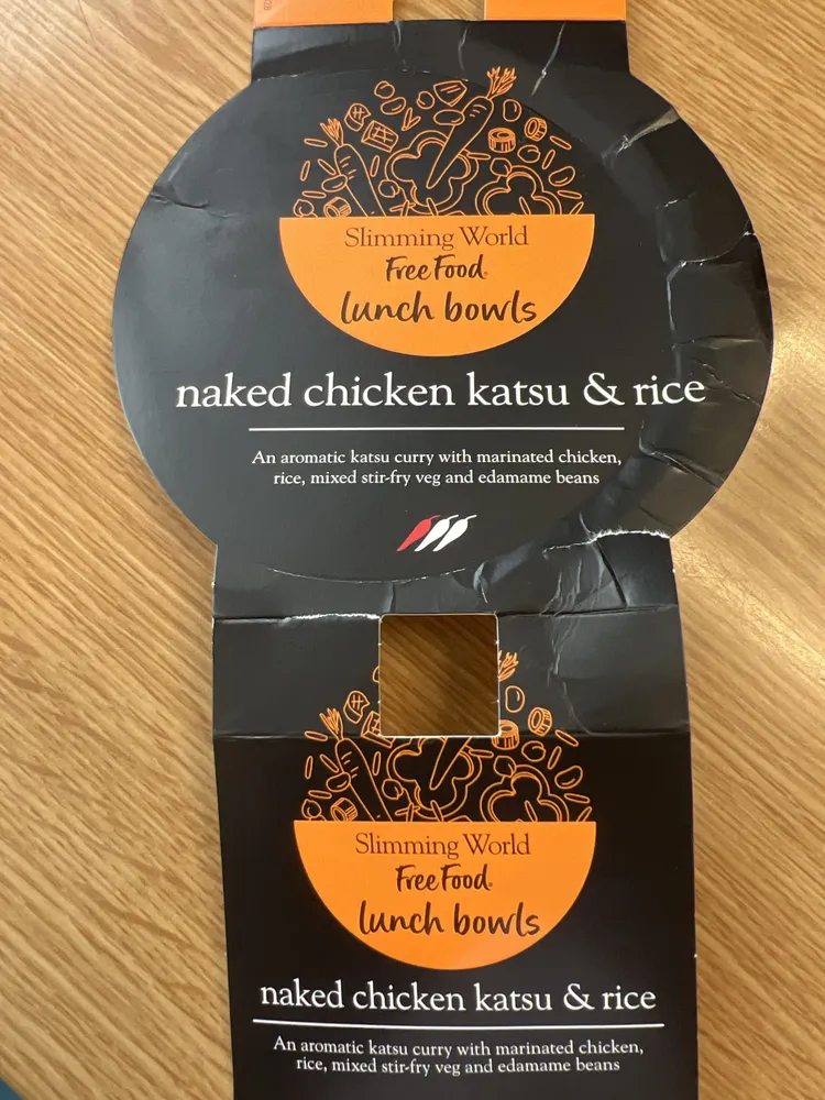 Naked chicken katsu and rice - Slimming World