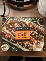 Luxury 8 Sticky Chicken Skewers