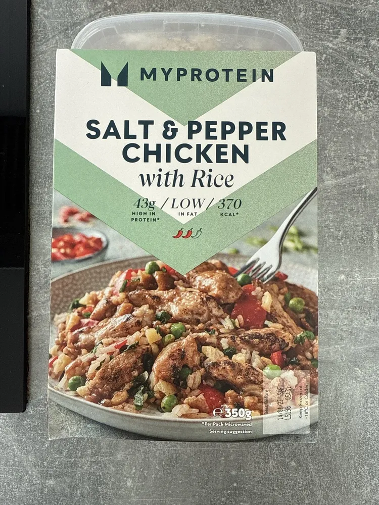 Salt & Pepper Chicken with Rice
