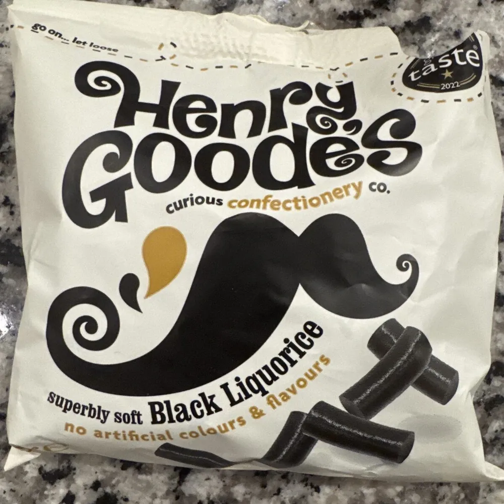 Henry Goodies, soft black liquorice
