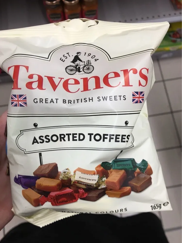Taveners Assorted Toffees Great British Sweets 165G