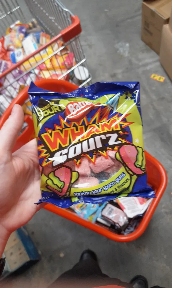 POWER OF SOUR Barra WHAM Sourz Space gums avours