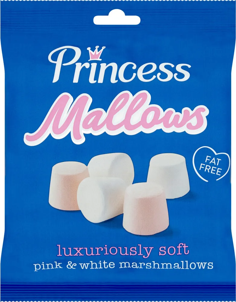 Princess Mallows Pink & White Marshmallows