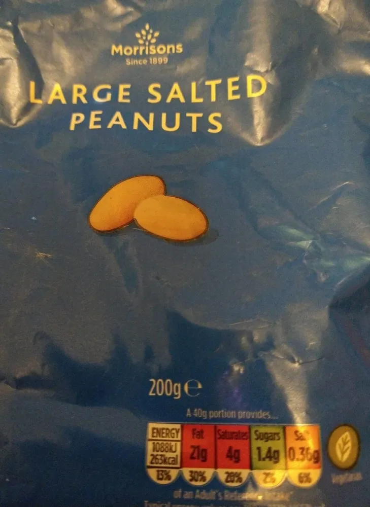 Large Salted Peanuts