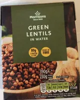 Green lentilles