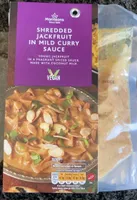 Shredded Jackfruit in mild curry sauce