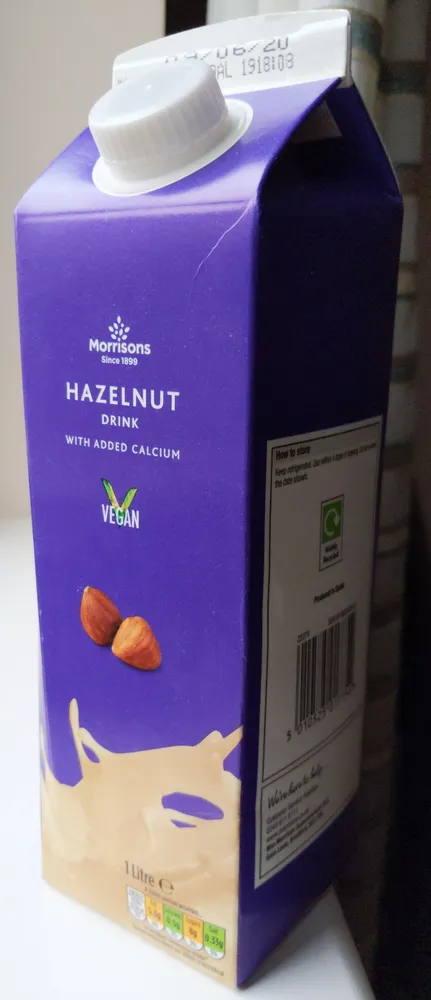 Hazelnut drink