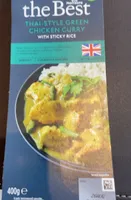 Thai style green chicken curry