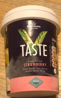 Morrisons Vegan Taste strawberry non dairy ice cream
