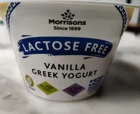 Lactose free vanilla Greek yogurt