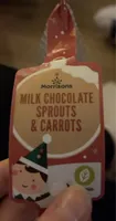 Morrisons christmas carrot and sprout chocolate