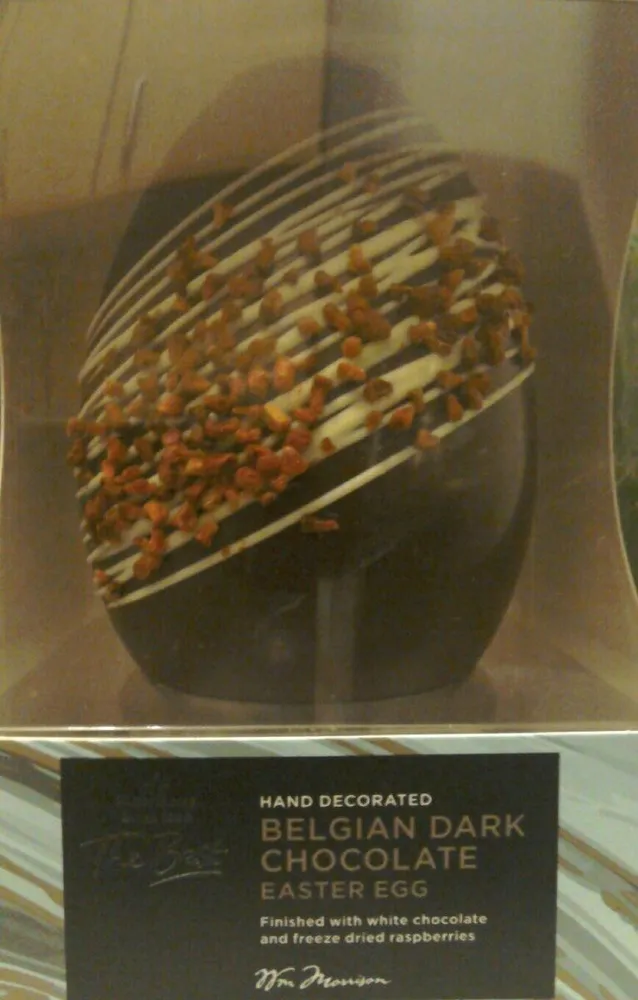 Belgian dark chocolate master egg