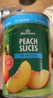 peach slices in water