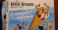 Free From chocolate and nut cones