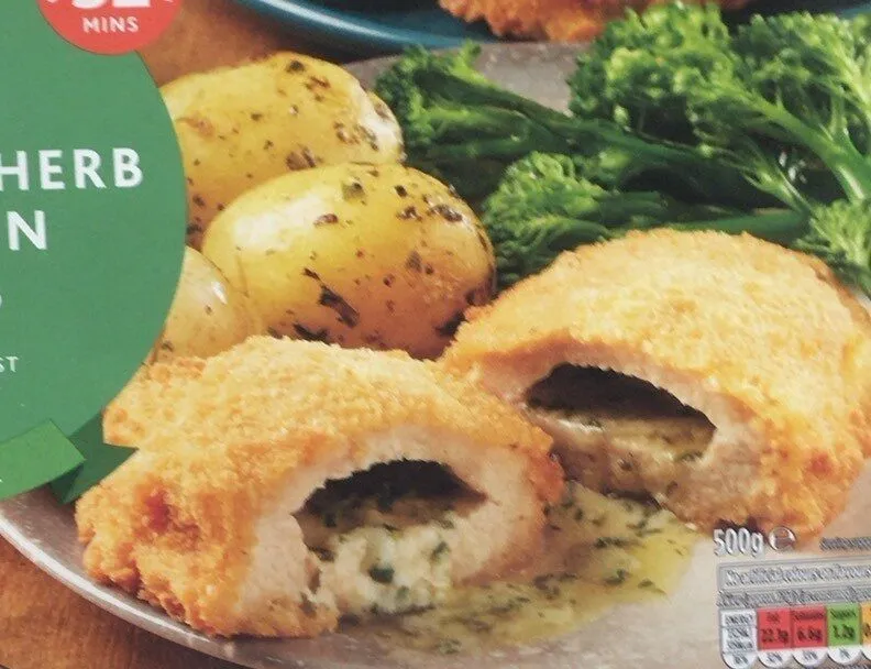 Garlic and herb chicken Kievs