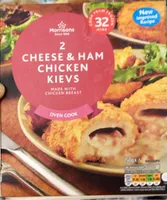 Cheese & ham chicken kievs