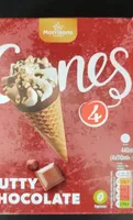 nutty chocolate cones