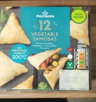 Vegetable samosas