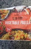 Stir-fry vegetable paella
