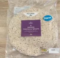 Seeded tortilla wraps