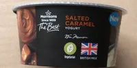 Salted caramel yogurt