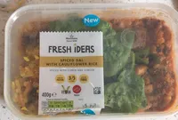 Morrisons spiced dal with cauliflower rice